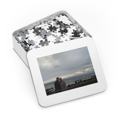 Personalized Photo Jigsaw Puzzle with Tin — Custom Memory Keepsake (Family, Travel, Ireland)
