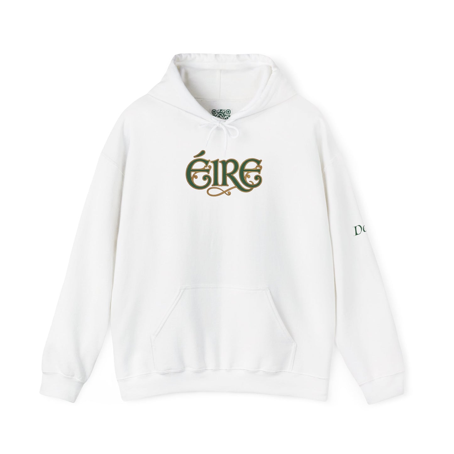 Éire Celtic Hoodie — Irish Heritage Script Pullover, Personalize