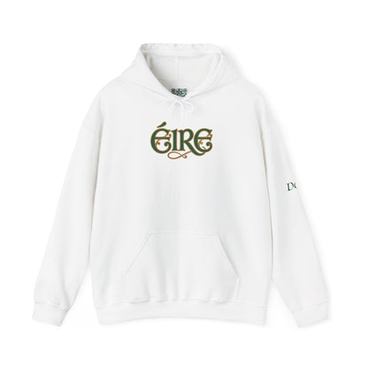 Éire Celtic Hoodie — Irish Heritage Script Pullover, Personalize