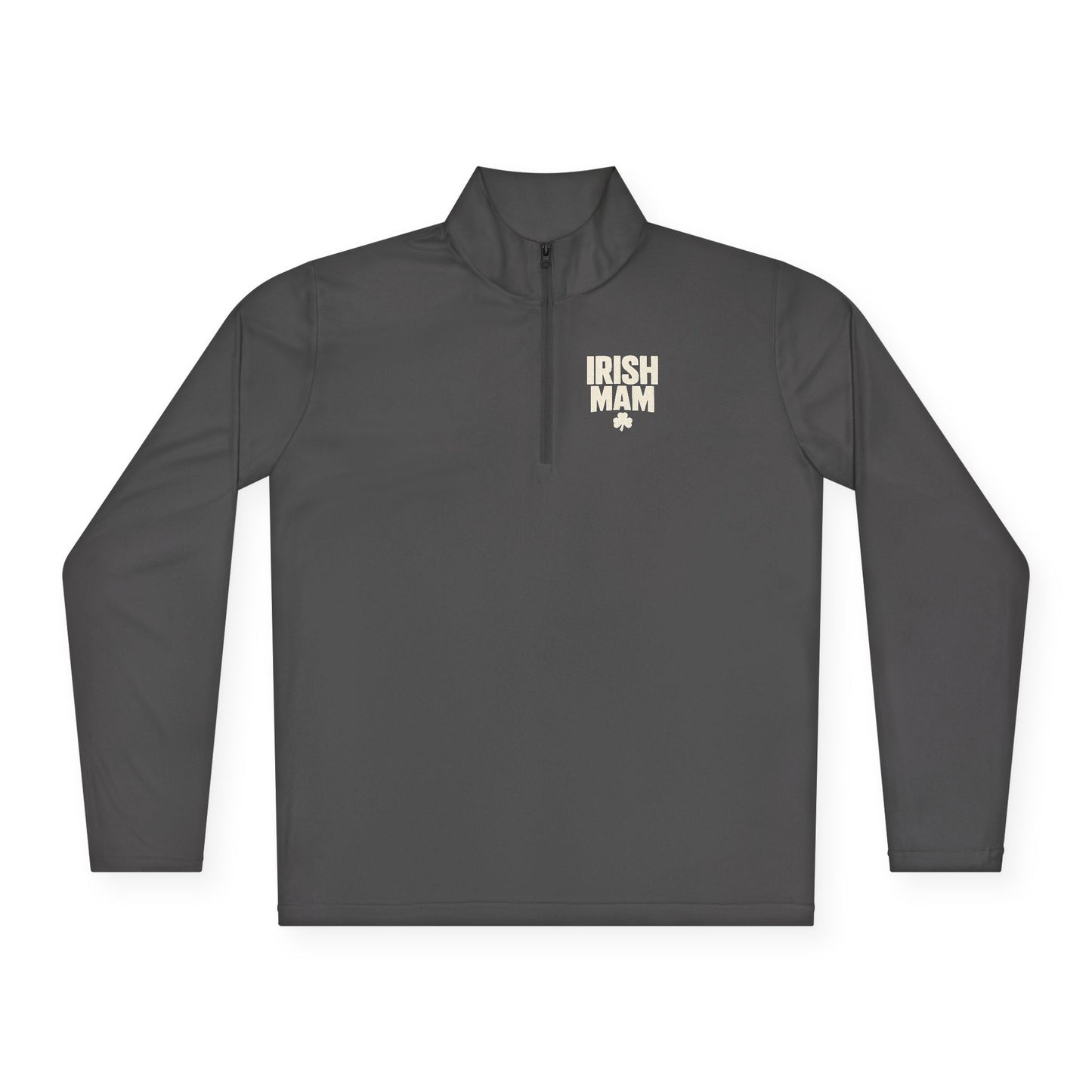 Irish Mam Shamrock Quarter-Zip Pullover