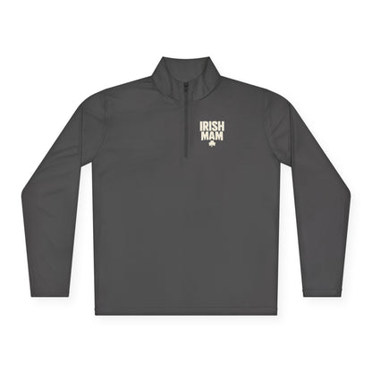 Irish Mam Shamrock Quarter-Zip Pullover