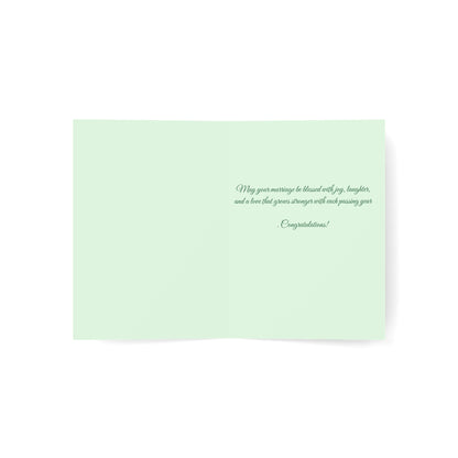 Married on St. Patrick's Day — Personalized Wedding Greeting Card