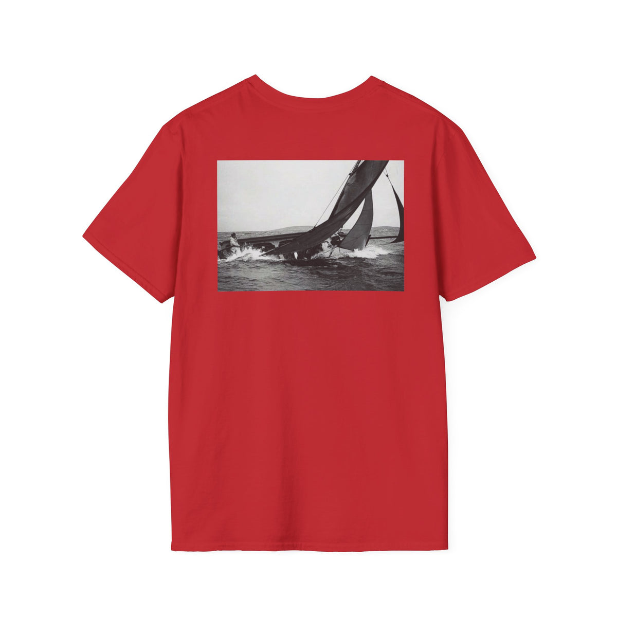 Personalized Galway Hooker Tee — Custom Boat Photo & Name