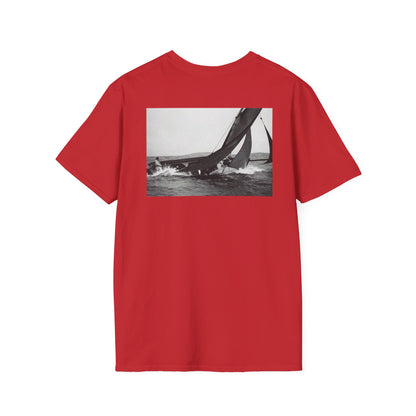 Personalized Galway Hooker Tee — Custom Boat Photo & Name