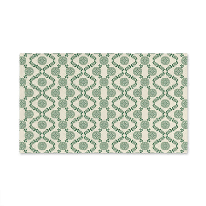 Green Moroccan Tile Hand Towel — Decorative Kitchen & Bath Accent
