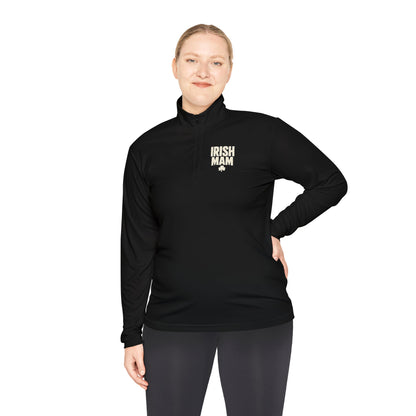 Irish Mam Shamrock Quarter-Zip Pullover