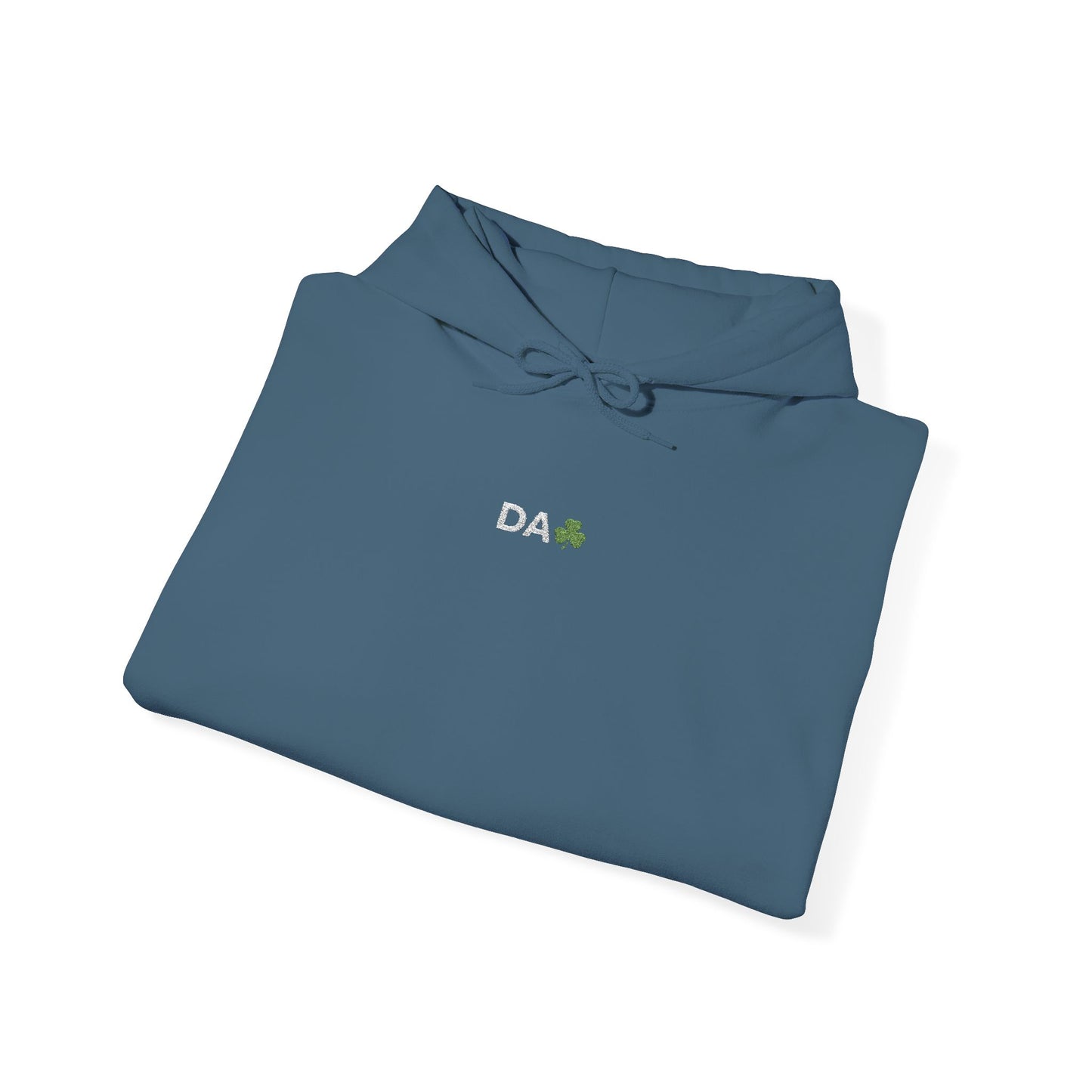 Hoodie • 'Da' Shamrock Logo Pullover – Personalize Gift for Fathers