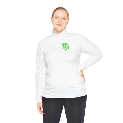 Irish Mam Shamrock Quarter-Zip Pullover