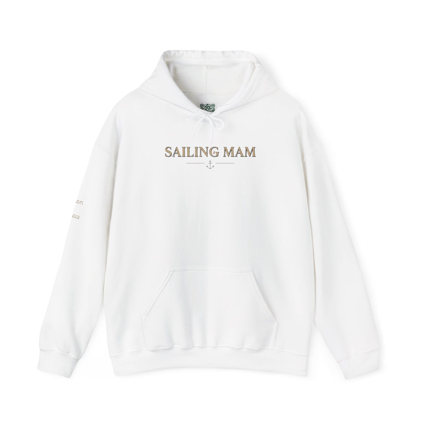 Sailing Mam Hoodie – Nautical Sailboat Graphic Pullover for Irish Sea-Loving Moms Personalize