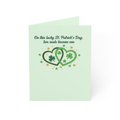 Married on St. Patrick's Day — Personalized Wedding Greeting Card