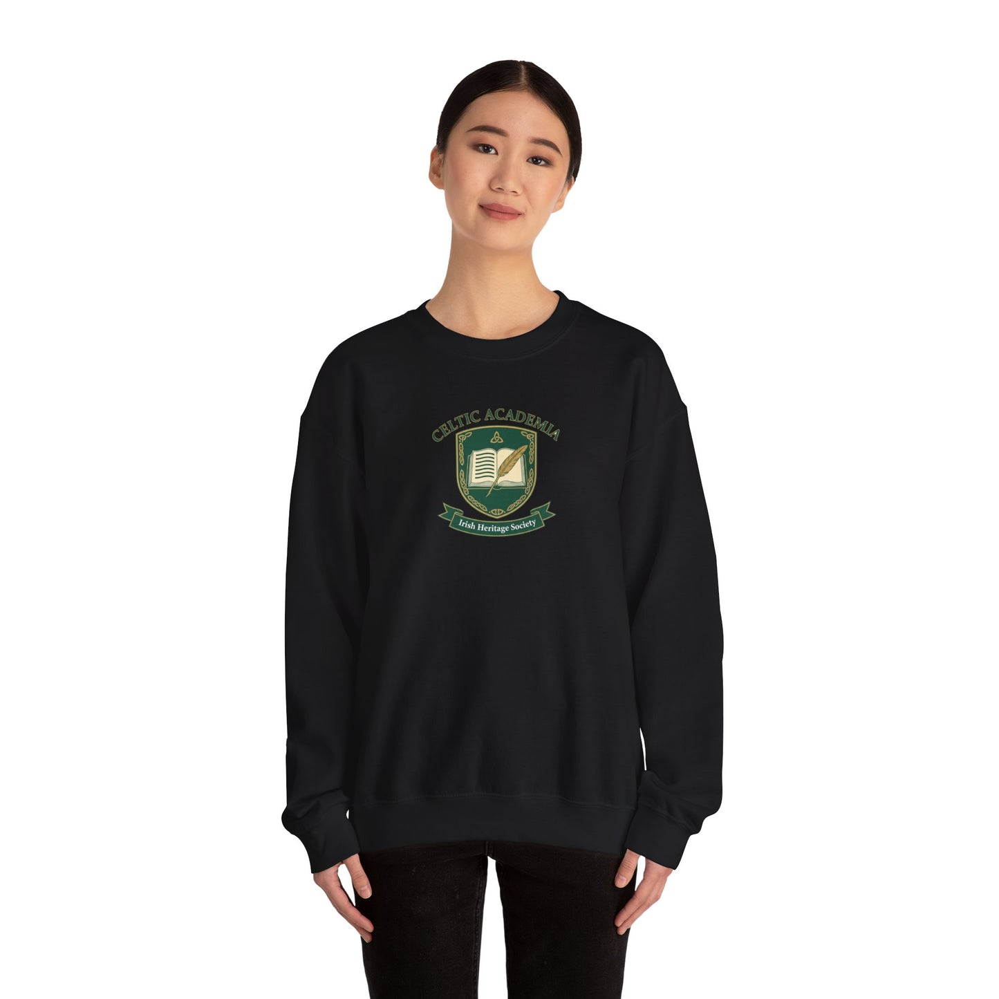Celtic Academia Crest Crewneck Sweatshirt
