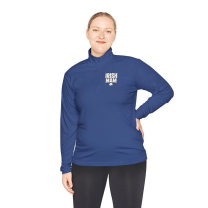 Irish Mam Shamrock Quarter-Zip Pullover