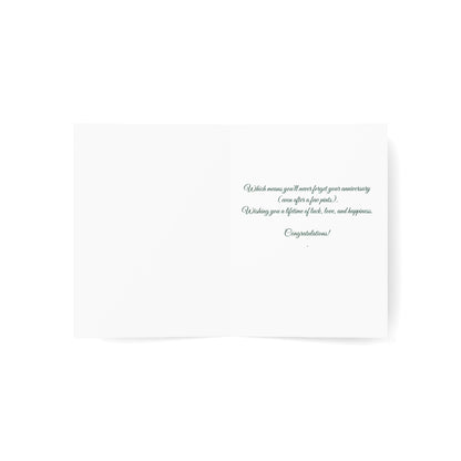 St. Patrick's Day Wedding Greeting Card — "You're getting married on St. Patrick's Day!"