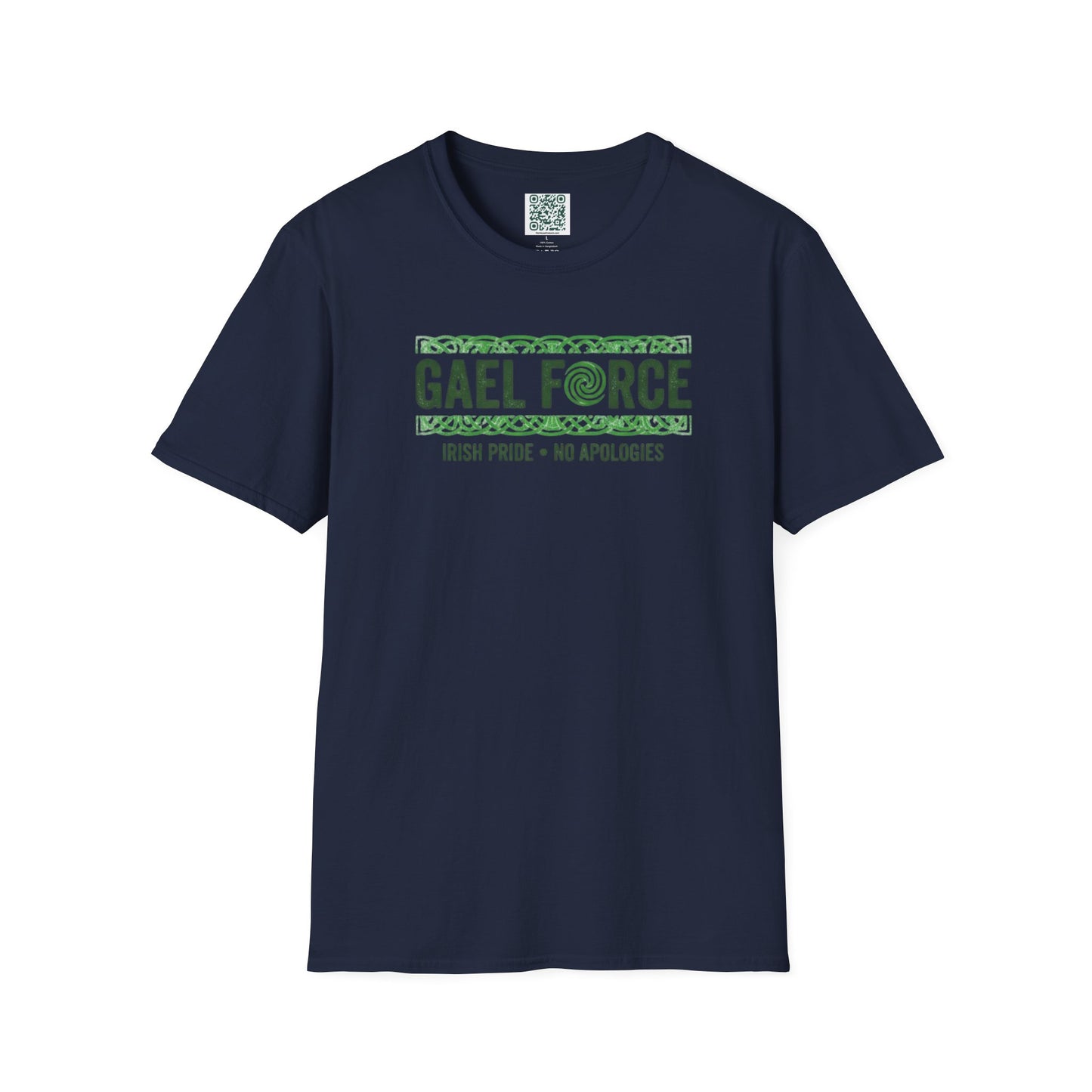 Gael Force T-Shirt - "Irish Pride • No Apologies" Retro Celtic Design