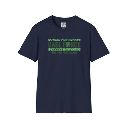Gael Force T-Shirt - "Irish Pride • No Apologies" Retro Celtic Design