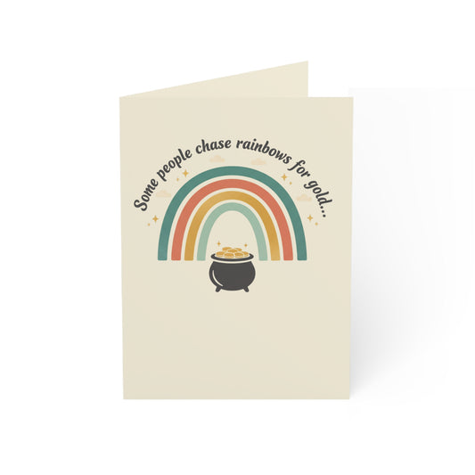 Funny Romantic Anniversary Card — "You're My Treasure" (St. Patrick's Day Theme)