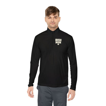 Irish Mam Shamrock Quarter-Zip Pullover