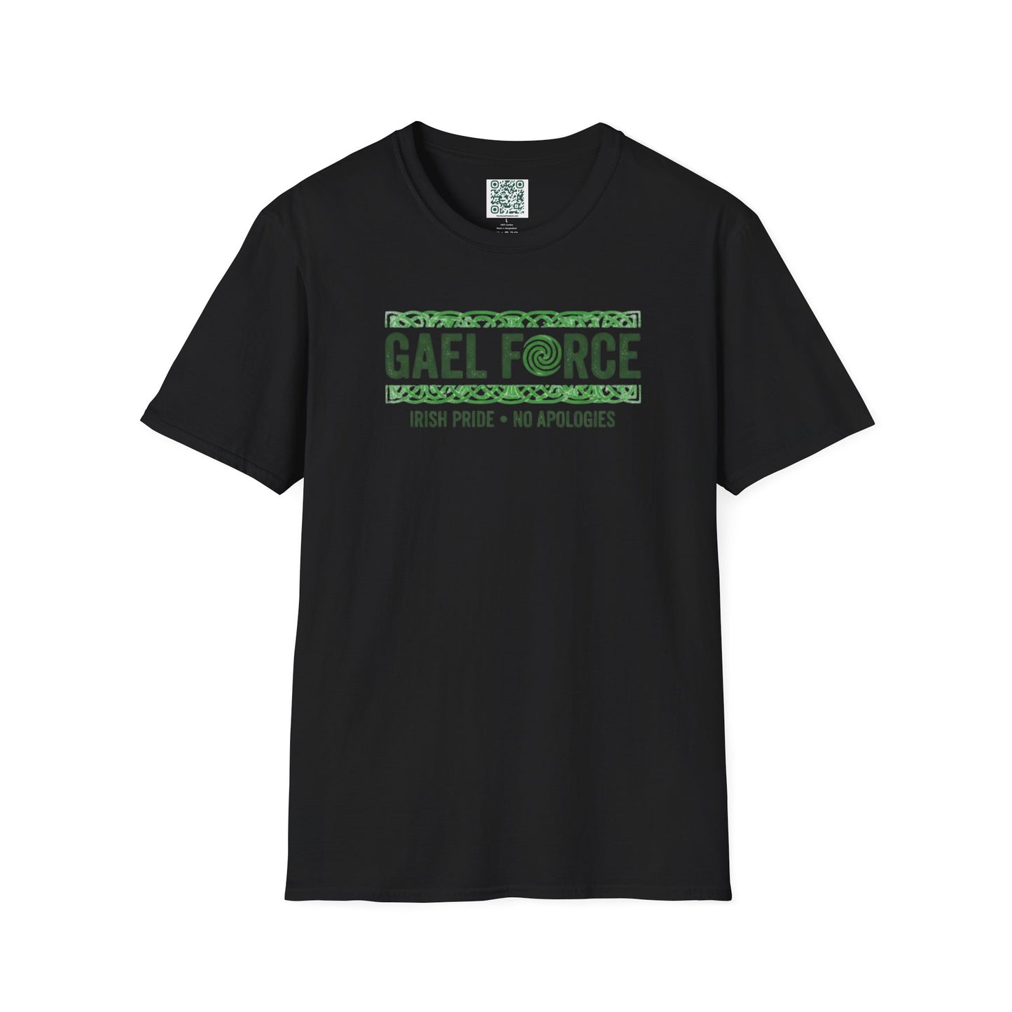 Gael Force T-Shirt - "Irish Pride • No Apologies" Retro Celtic Design