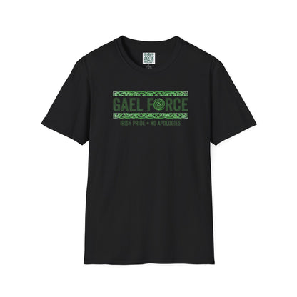 Gael Force T-Shirt - "Irish Pride • No Apologies" Retro Celtic Design