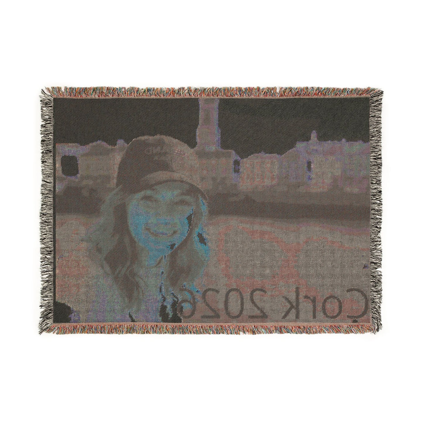 Custom Photo Woven Blanket — Personalized Travel & Keepsake Throw