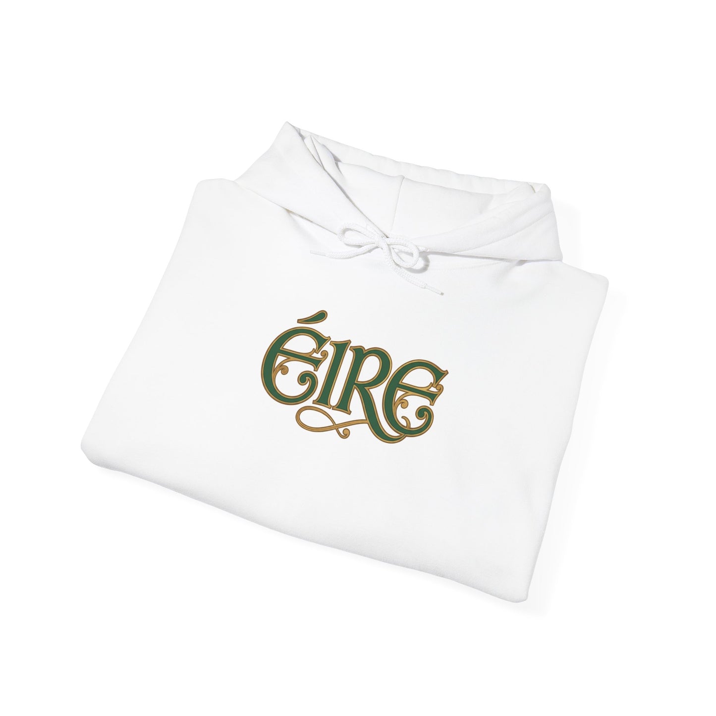 Éire Celtic Hoodie — Irish Heritage Script Pullover, Personalize