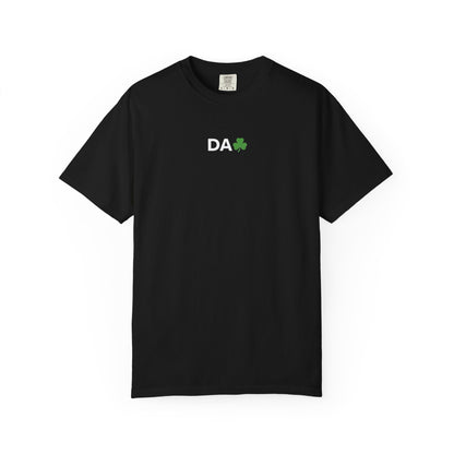 DA + Shamrock Dad T-Shirt — Personalized Father's Day Tee