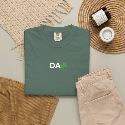 DA + Shamrock Dad T-Shirt — Personalized Father's Day Tee