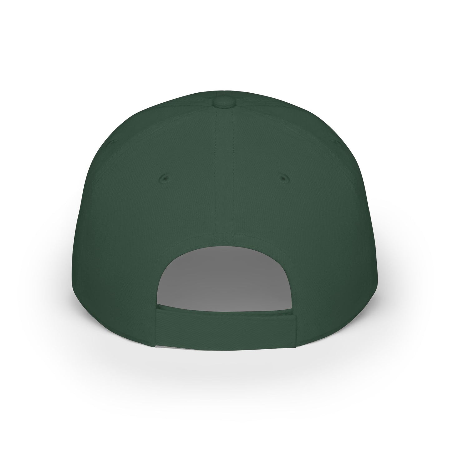 Embroidered Shamrock Low Profile Baseball Cap — St. Patrick’s Day Lucky Clover Hat (Personalize)