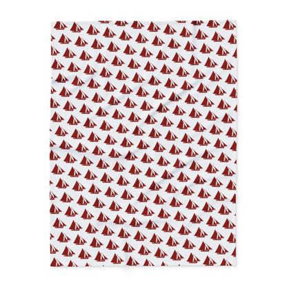 Cozy Bohemian Arctic Fleece Blanket — Galway Hooker Design Cozy Home Throw