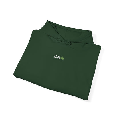 Hoodie • 'Da' Shamrock Logo Pullover – Personalize Gift for Fathers