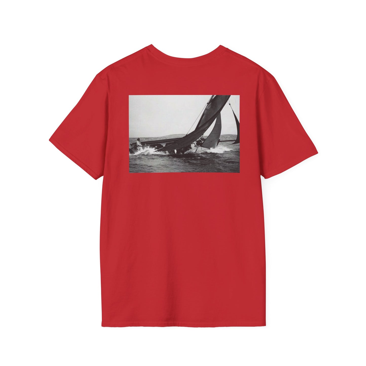 Personalized Galway Hooker Tee — Custom Boat Photo & Name