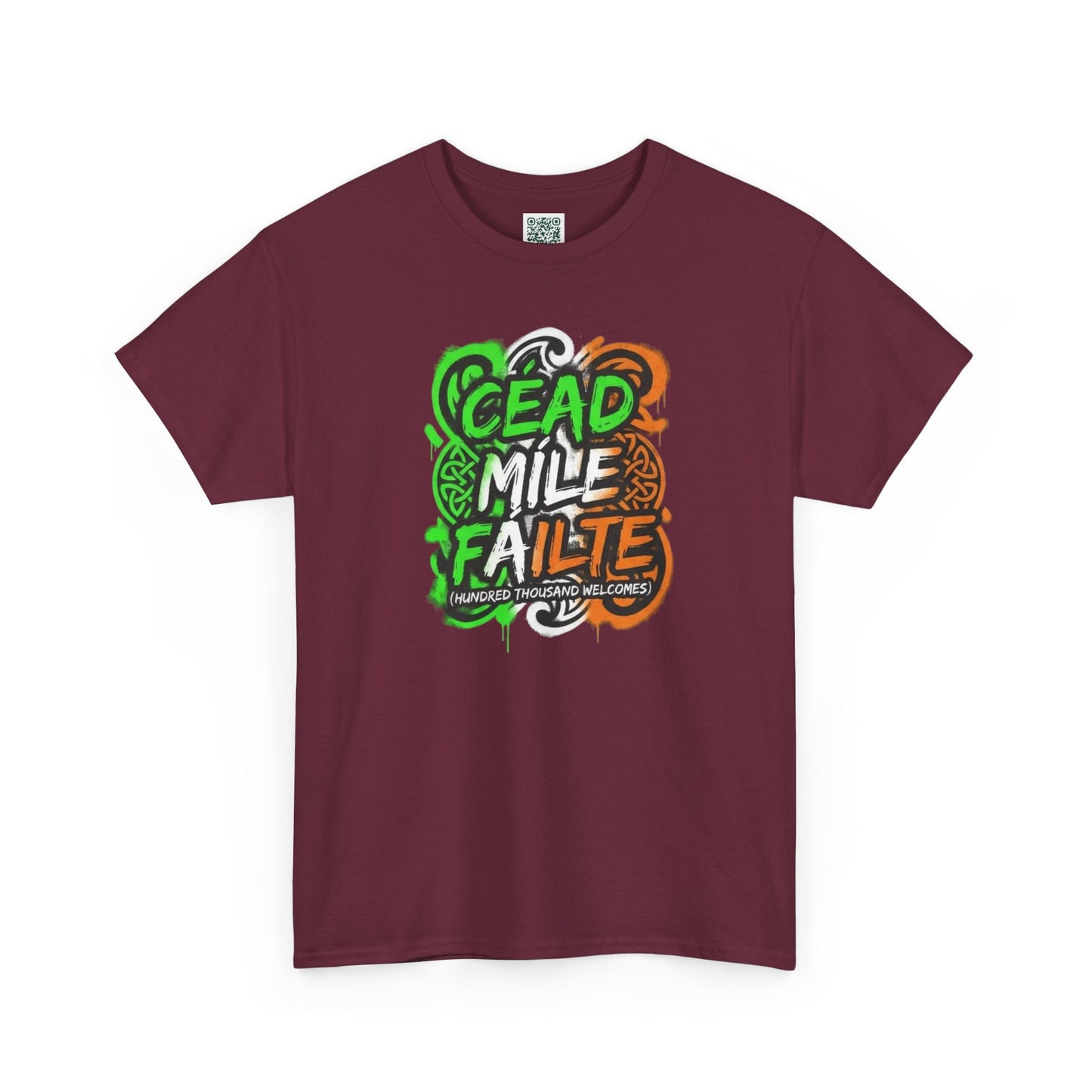 Céad Míle Fáilte St. Patrick's Day T-Shirt — Irish Welcome Tee (stpatricksday2026) Personalize