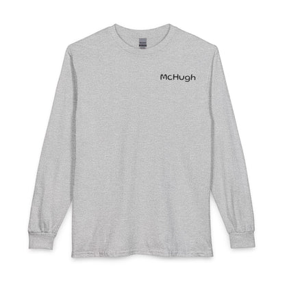 Personalized Galway Hooker Long Sleeve Tee — Custom Boat Photo & Name