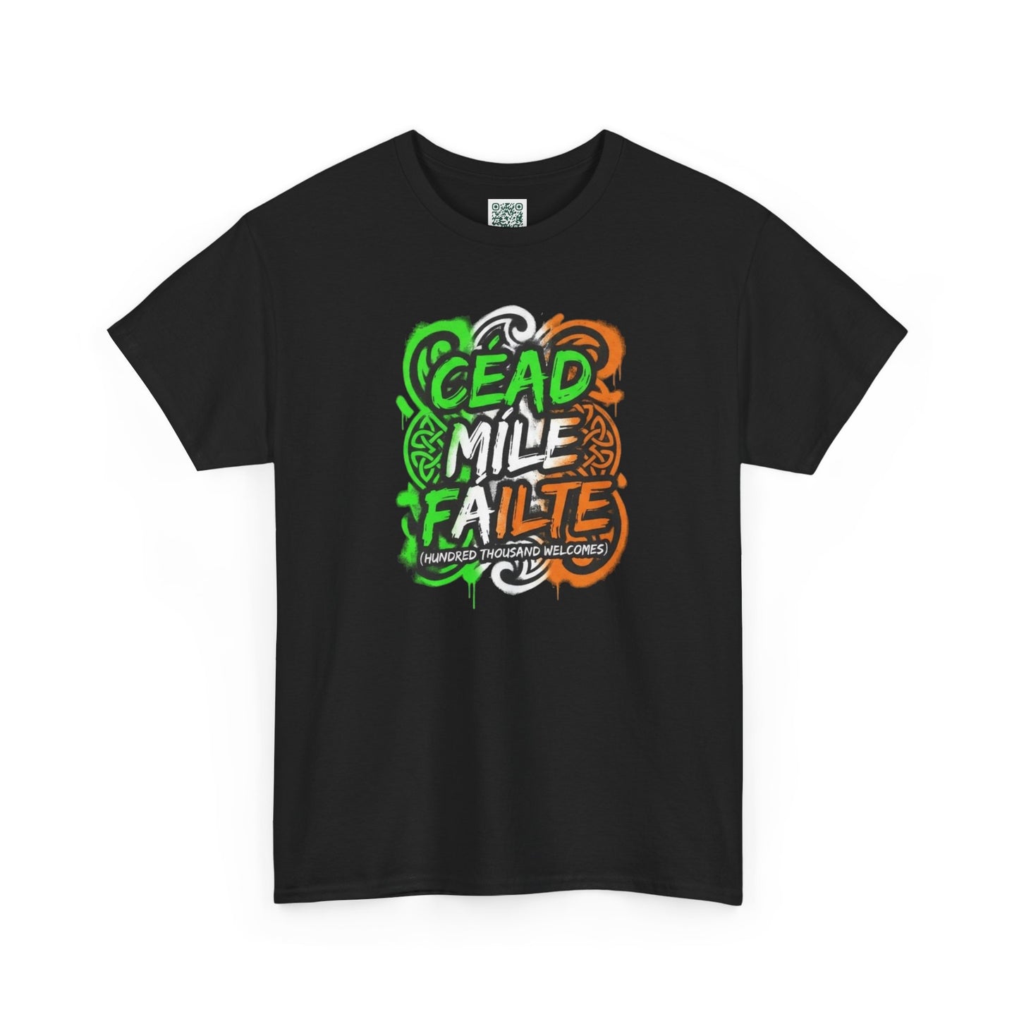 Céad Míle Fáilte St. Patrick's Day T-Shirt — Irish Welcome Tee (stpatricksday2026) Personalize