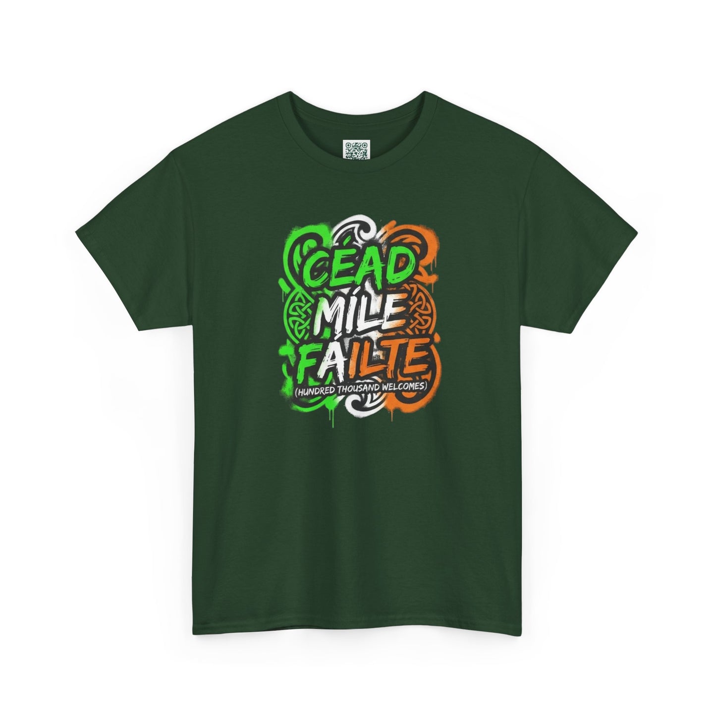 Céad Míle Fáilte St. Patrick's Day T-Shirt — Irish Welcome Tee (stpatricksday2026) Personalize