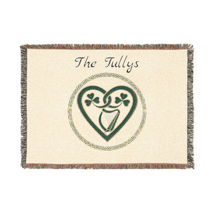 Custom Photo Woven Blanket — Personalized Travel & Keepsake Throw