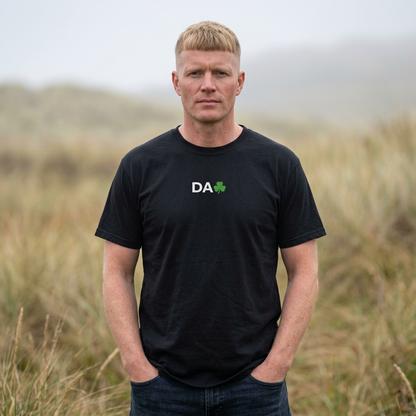 DA + Shamrock Dad T-Shirt — Personalized Father's Day Tee