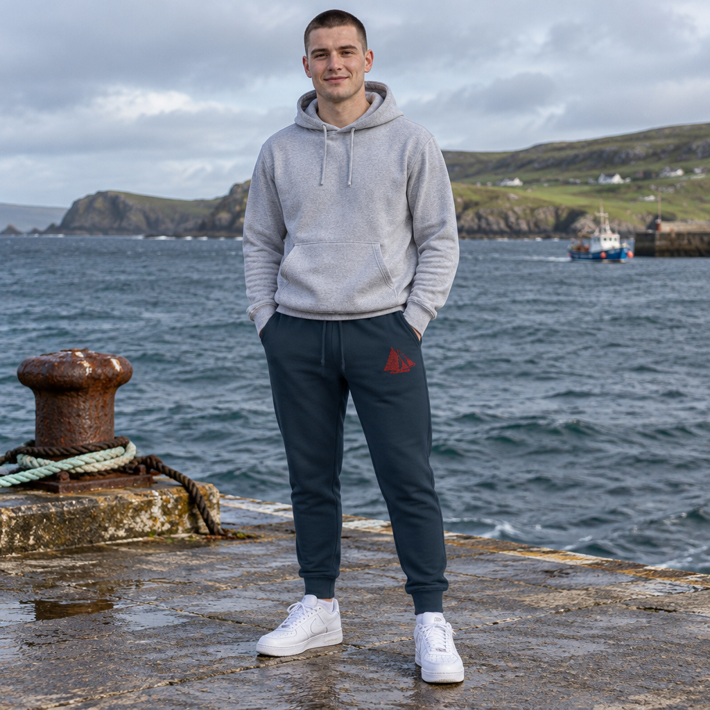 Galway Hooker Embroidered Fleece Joggers