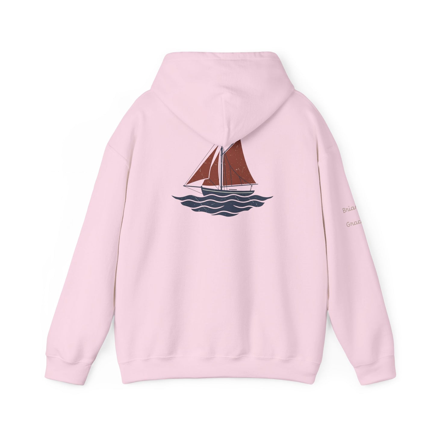 Sailing Mam Hoodie – Nautical Sailboat Graphic Pullover for Irish Sea-Loving Moms Personalize