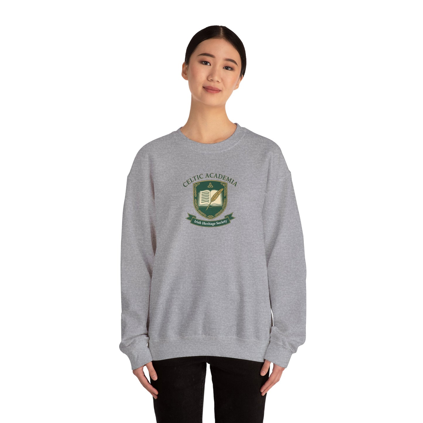 Celtic Academia Crest Crewneck Sweatshirt