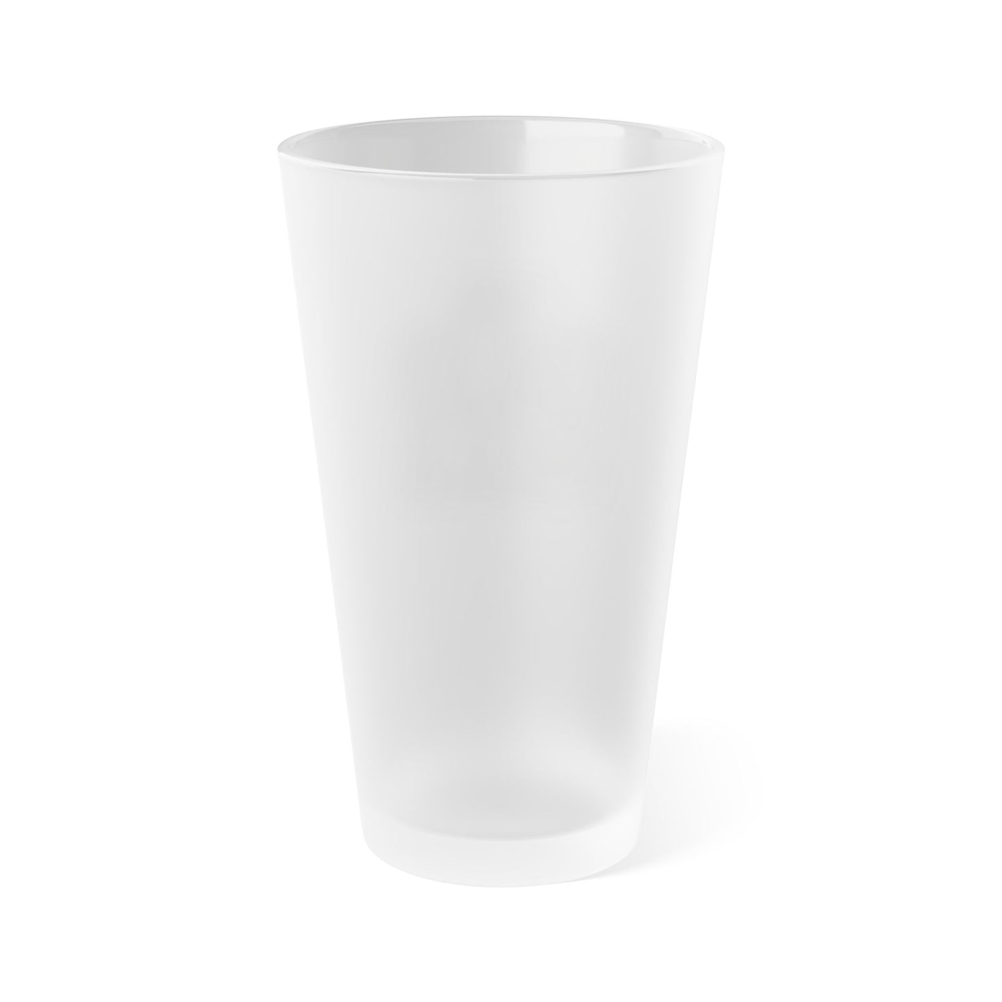 Frosted Pint Glass - "The Old Fella" 16oz Novelty Beer Glass