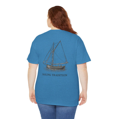 Sailing Tradition Tee - Galway, Ireland Shamrock Design