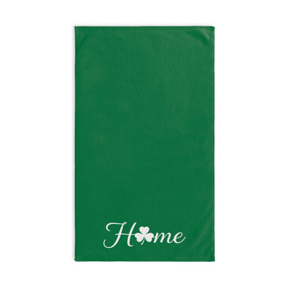 Home Shamrock Hand Towel — St. Patrick’s Day Green Kitchen Towel