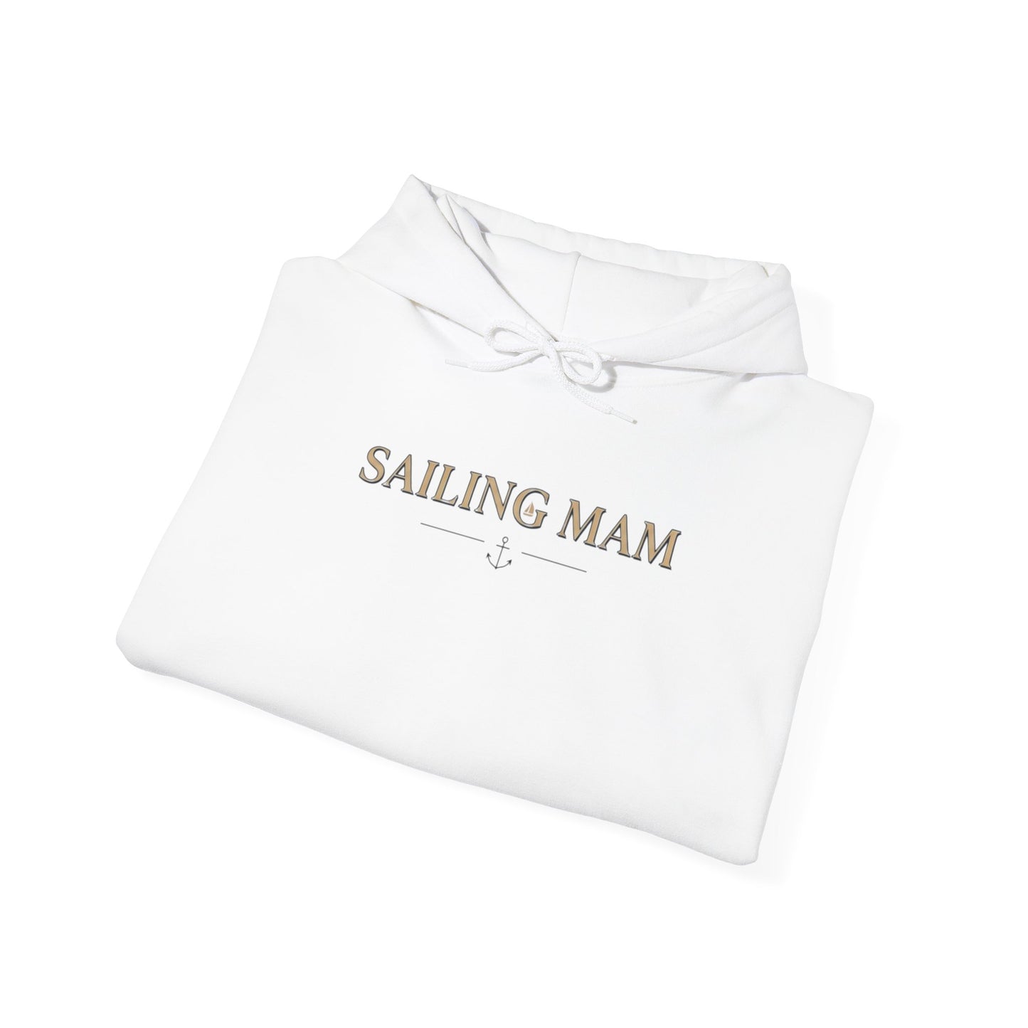 Sailing Mam Hoodie – Nautical Sailboat Graphic Pullover for Irish Sea-Loving Moms Personalize