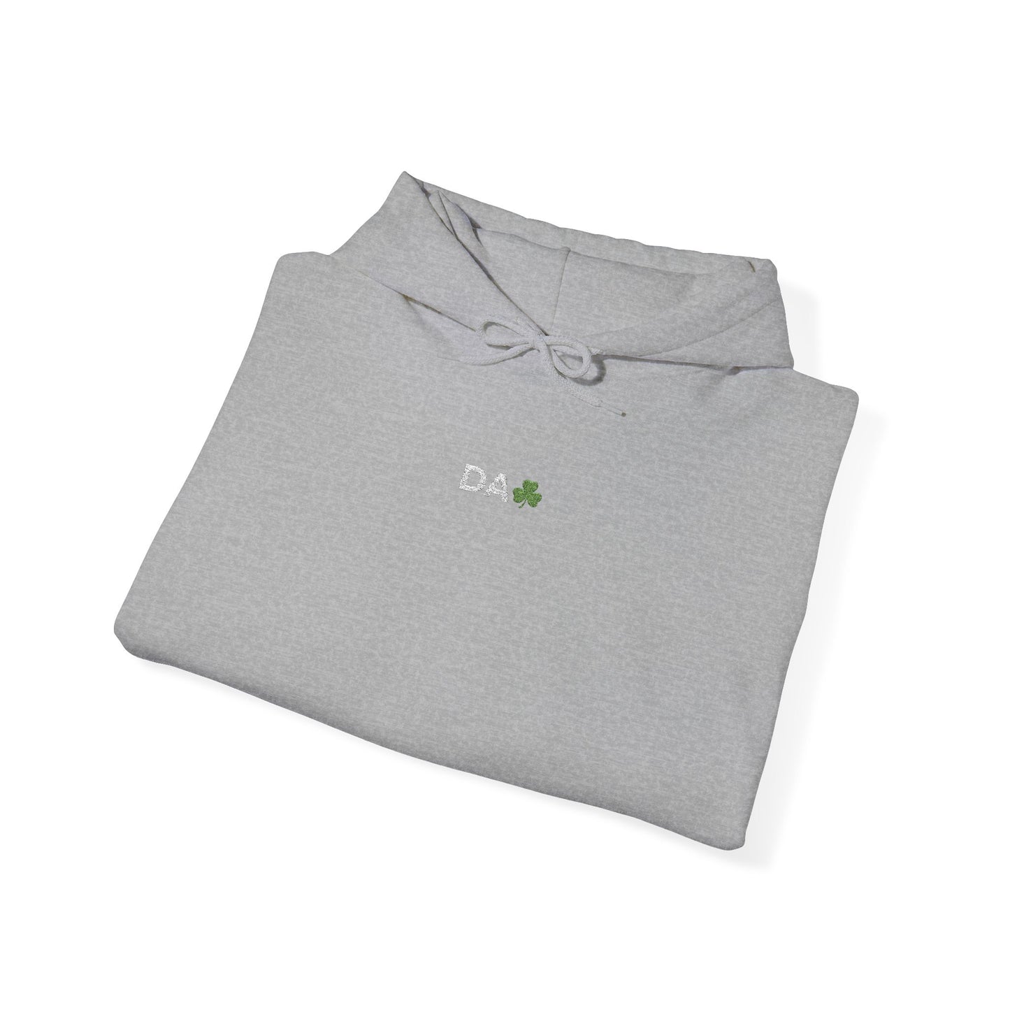 Hoodie • 'Da' Shamrock Logo Pullover – Personalize Gift for Fathers