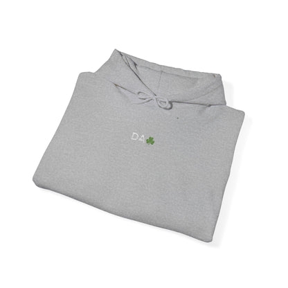 Hoodie • 'Da' Shamrock Logo Pullover – Personalize Gift for Fathers