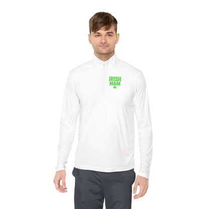 Irish Mam Shamrock Quarter-Zip Pullover