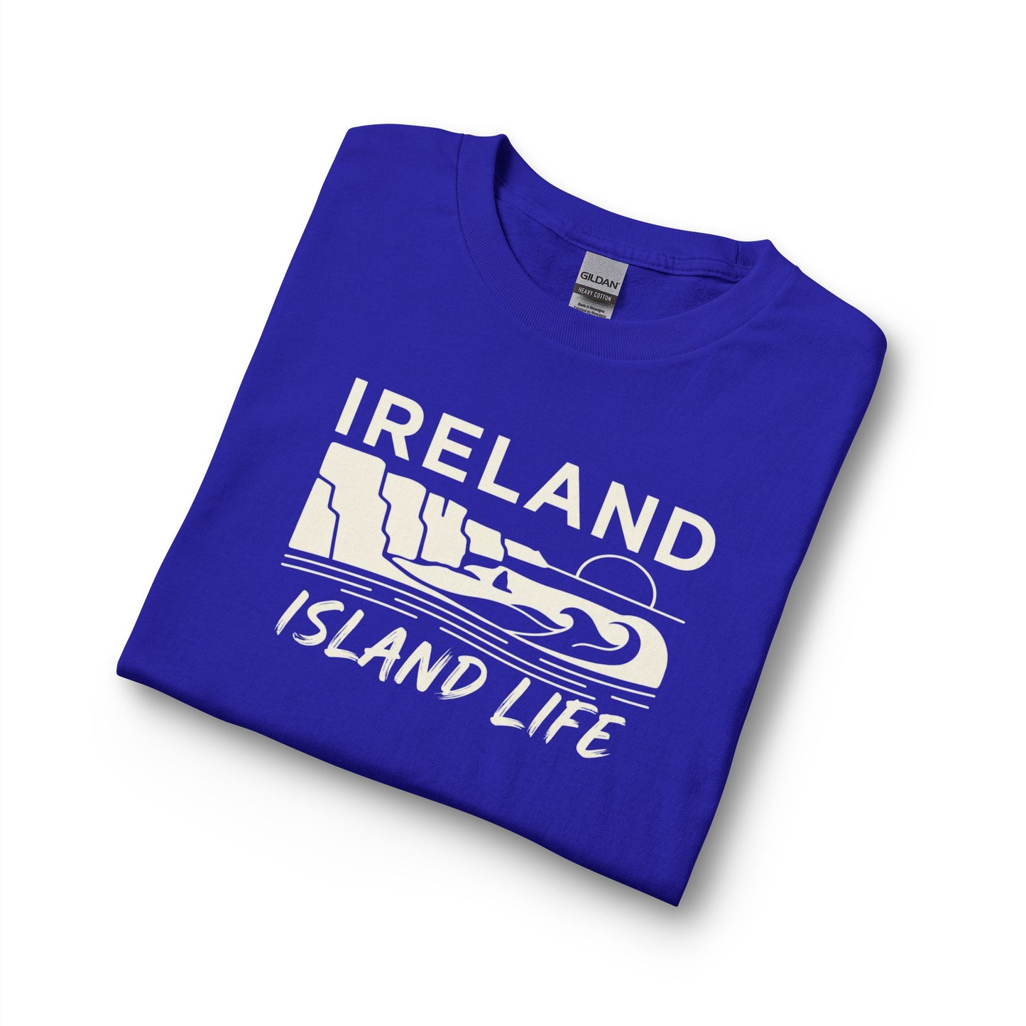 Ireland Island Life Long Sleeve Shirt — Personalize Retro Coastal Tee