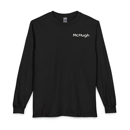 Personalized Galway Hooker Long Sleeve Tee — Custom Boat Photo & Name