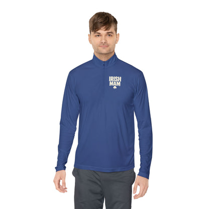 Irish Mam Shamrock Quarter-Zip Pullover